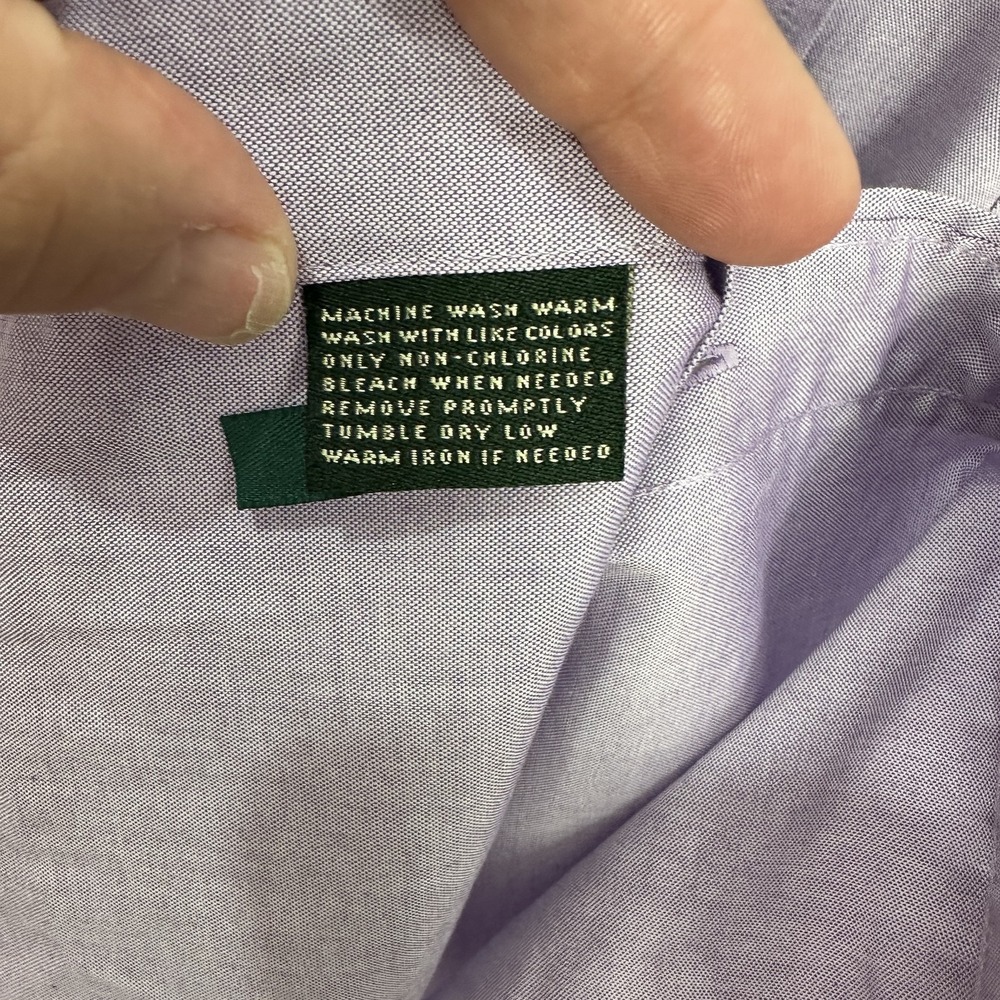 Lauren Ralph Lauren Shirt Mens 16.5 Large Classic Fit Non Iron Career Preppy - Picture 3 of 6